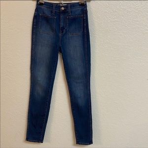 Madewell 10" High-Rise Skinny Jeans Sailor Edition